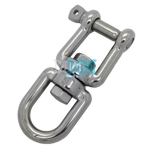 Swivel Eye-Jaw 8mm 316 Stainless Steel