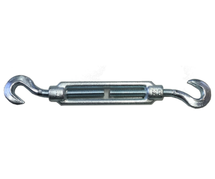 Turnbuckle Hook-Hook 6mm Electro-Galvanized