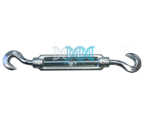 Turnbuckle Hook-Hook 6mm Electro-Galvanized