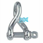 Twist D Shackle 5mm 316 Stainless Steel