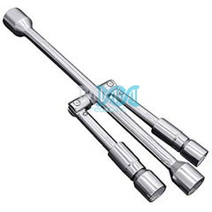 Wheel Spanner 4Way Heavy Duty Chrome