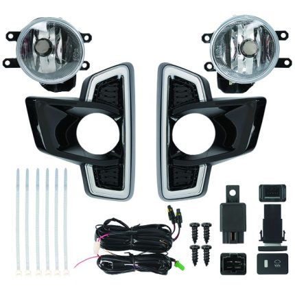 Spot Lamp Set Toyota Hi-Lux 2017- Revo / Rocco - Black Chrome