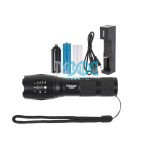 Hoteche Hi Power LED Torch – 1 LED 5W – 260LM – Rechargable