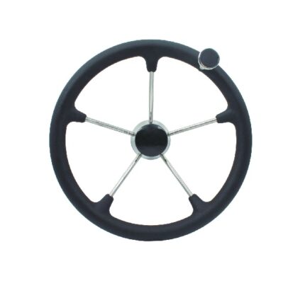 Steering 316 Stanless Steel With Polyeurathane Foam & Knob 15 Grey