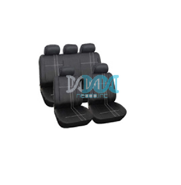 9Pce Seat Covers Trend White/Black