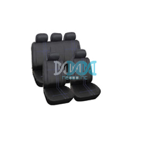 9Pce Seat Covers Trend Blue/Black