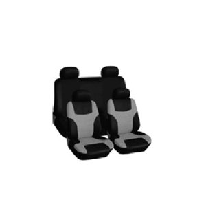 9Pce Seat Covers Skini Grey/Black