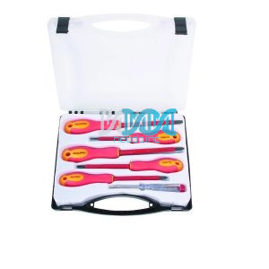 Hoteche 6 Piece Insulated Scredriver Set With Voltage Tester