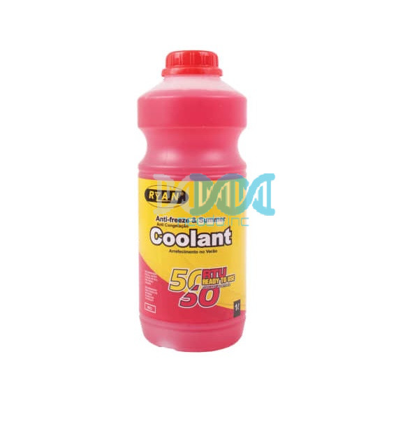 Ryan Anti-Freeze And Summer Coolant – Rtu – Red – 1 Litre