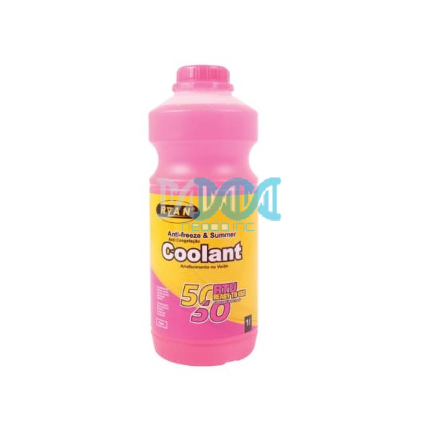 Ryan Anti-Freeze And Summer Coolant – Rtu – Pink – 1 Litre