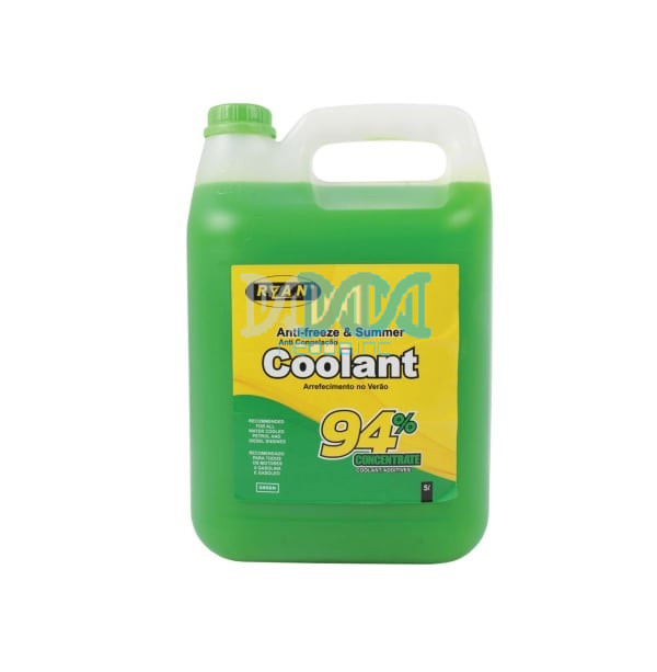 Ryan Anti-Freeze And Summer Coolant – Green – 5 Litre