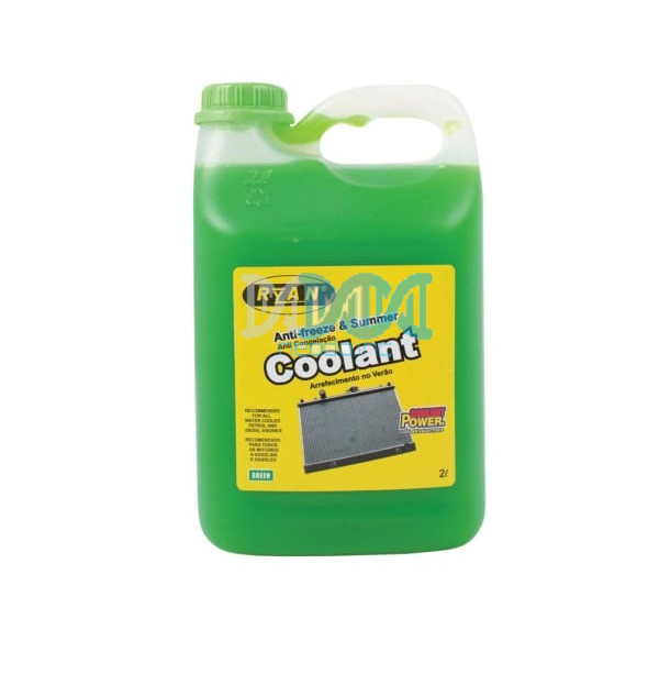 Ryan Anti-Freeze And Summer Coolant – Green – 2 Litre