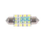 Led Globe Festoon 12-24V 16 Leds 10 x 36mm - Led Chip 4014 Base SV8.5Led Globe Festoon 12-24V 16 Leds 10 x 36mm - Led Chip 4014 Base SV8.5