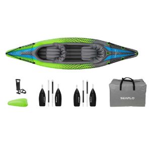 Seaflo Inflatable Kayak 2 Adult 160Kg