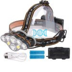 Hoteche Rechargeable 8 Led Head Torch