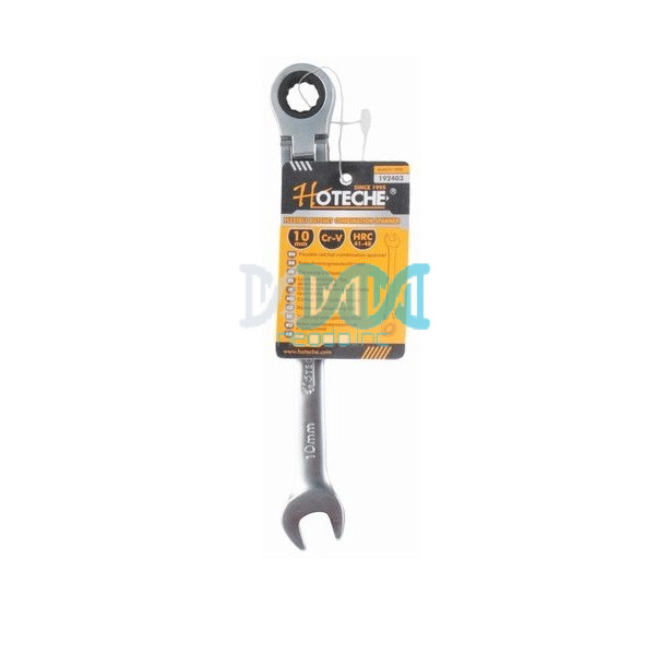 Hoteche Flexible Ratchet Combination Spanner – 10mm