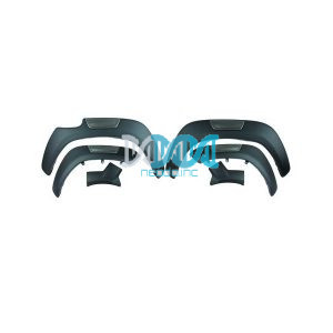 Fender Flares Set - Compatible with Toyota Hilux from 2021 and Newer - Black