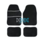 Carpet Car Mat Black 4 Piece