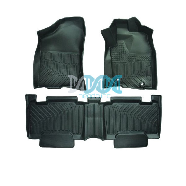 Heavy Duty 3 Piece Moulded Car Mat Set for Toyota RAV4 from 2013 to 2018