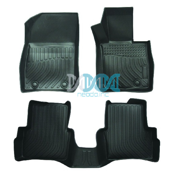Heavy Duty 3 Piece Moulded Car Mat Set for Mazda CX-3 from 2016 to 2021