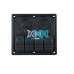4 Switch Panel Power/Doubleusb With Circuit Breaker