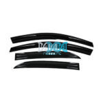 4 Piece Windshield Set Kia Picanto 2018-, 1.5mm Thickness /Black