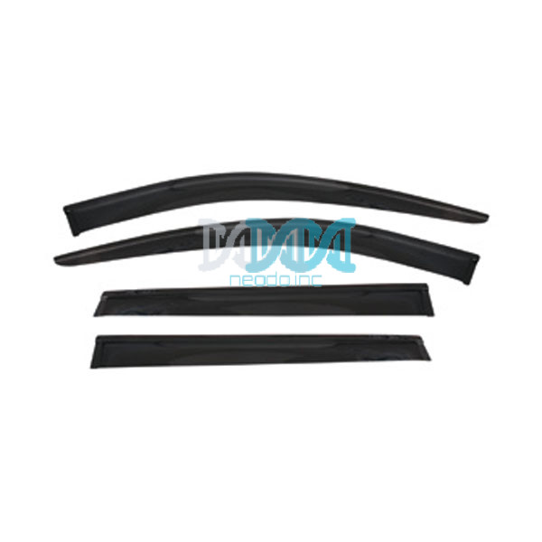 4 Piece Windshield Set Nissan X-, Trial 2014-, 1.5mm Thickness /Black