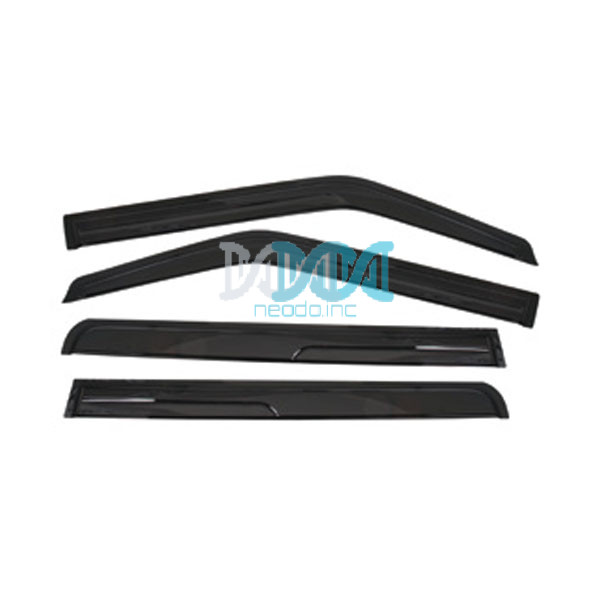 4 Piece Windshield Set Suzuki Swift 2019-, 1.5mm Thickness /Black