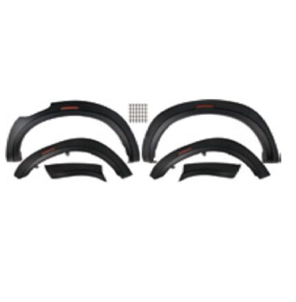 Black Slimline Fender Flares With Reector For Dmax 2020