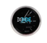 52mm Trim Gauge Black Face With Stainless Steel Ring