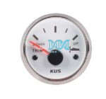52mm Trim Gauge White Face With Stainless Steel Ring