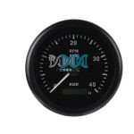85mm Tachometer 4000RPM Black Face Black Ring 1-10 Ratio
