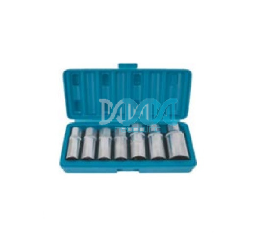 7 Piece 3/8” Drive Stud Extractor Set 5mm & 1/2” Drive 6/7/8/10/12/14mm