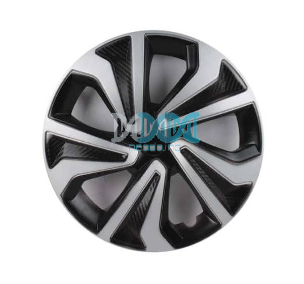 15 Silver & Black Wheel Cover