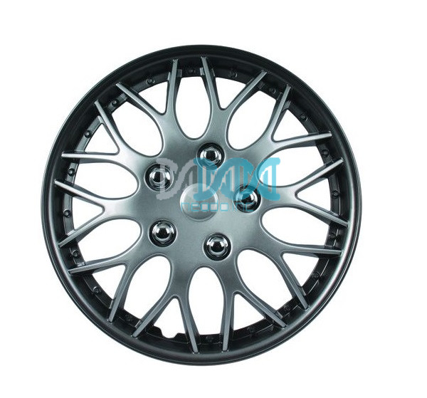 16 Wheel Cover Gun Metal/Silverver Single only