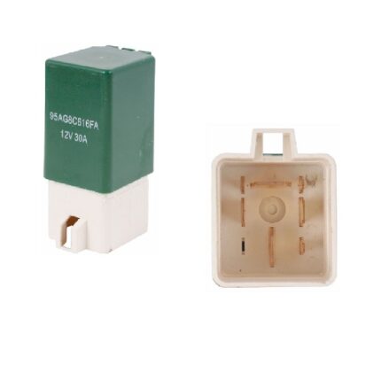 Replacement 12 Volt, 7Pin, 30 Amp Fan Relay Compatible With Ford Vehicles