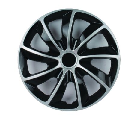 14 Inch Silver & Black Wheel Cover set