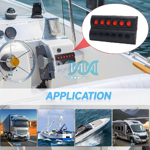 NEO-15291 Switch Panel(6P) With Cover for Circuit Breaker