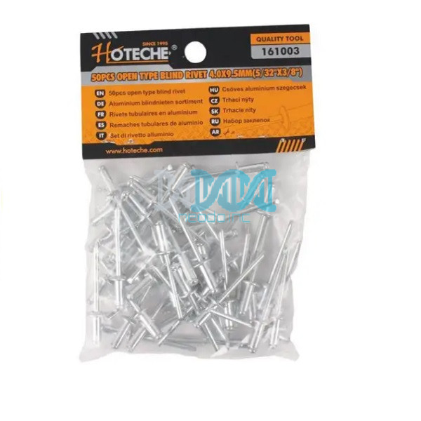 Pop Rivets – 4.0mm x 9.5mm (50 Pieces)