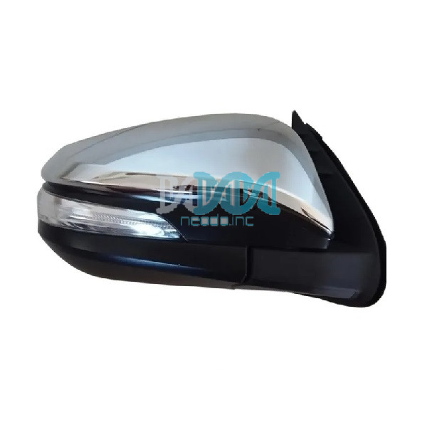 Mirror Chrome/Black Right Electrical Led Hilux 2016- GD6