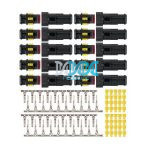 Weatherproof Terminal Connector Set - 2 Way - 1.5mm Cable - 10 Pack