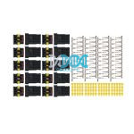 Weatherproof Terminal Connector Set - 4 Way - 1.5mm Cable - 10 Pack