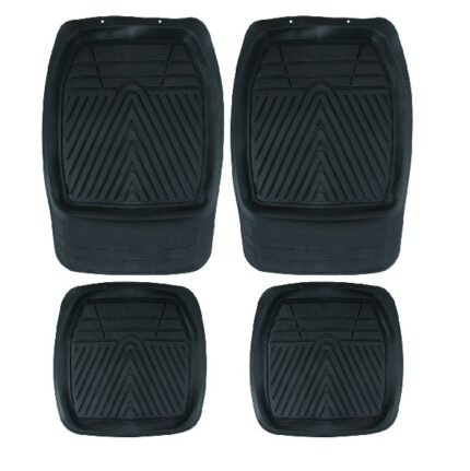 4X4 Mat Set Black 4Pcs Pvc