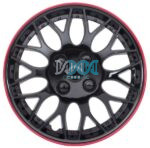 14 Inch Black/Red Wheel Cover Singles