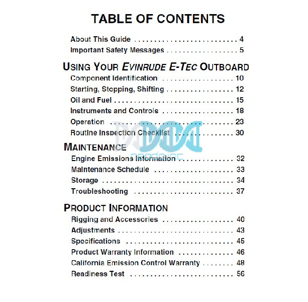 ENV20-1 Evinrude 75 90 Pl PX Sl Outboard Motors Service Manual
