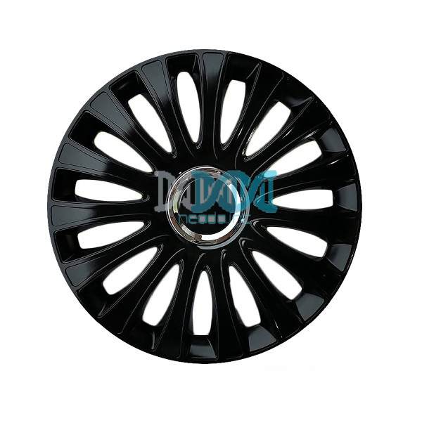 13 Inch Grey & Carbon Wheel Cover Set