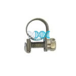 Hose Clamp 21-38mm Full Band 304 Stainless Steel Band(Pack of 10)