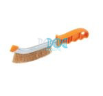 Knife Brush 250mm Steel Wire - Copper coated