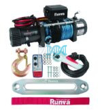 Runwa 12000Lbac(5443kg 12V Winch With Synthetic Rope
