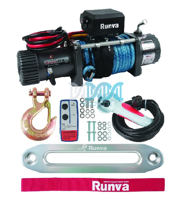 NEO-16366 Runwa 12000Lbac(5443kg 12V Winch With Synthetic Rope